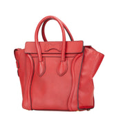 セリーヌ ラゲージ ナノ ショッパー ハンドバッグ レザー レザー レディース CELINE 【中古】